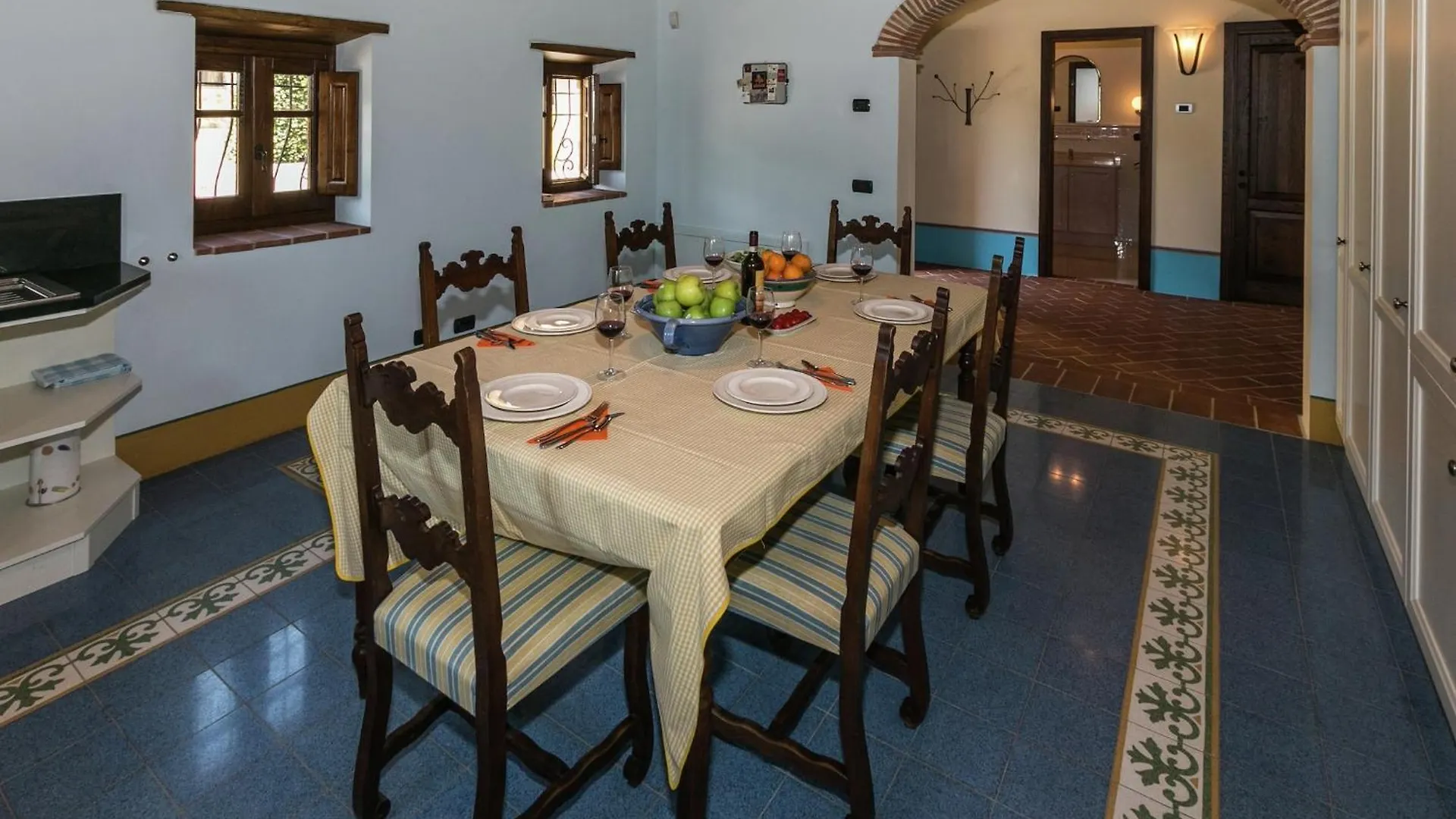 Beautiful Mansion In Poppi With Pool Villa